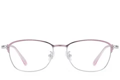 BS1913-0418_Purple_Rectangular_Titanium_Glasses_front