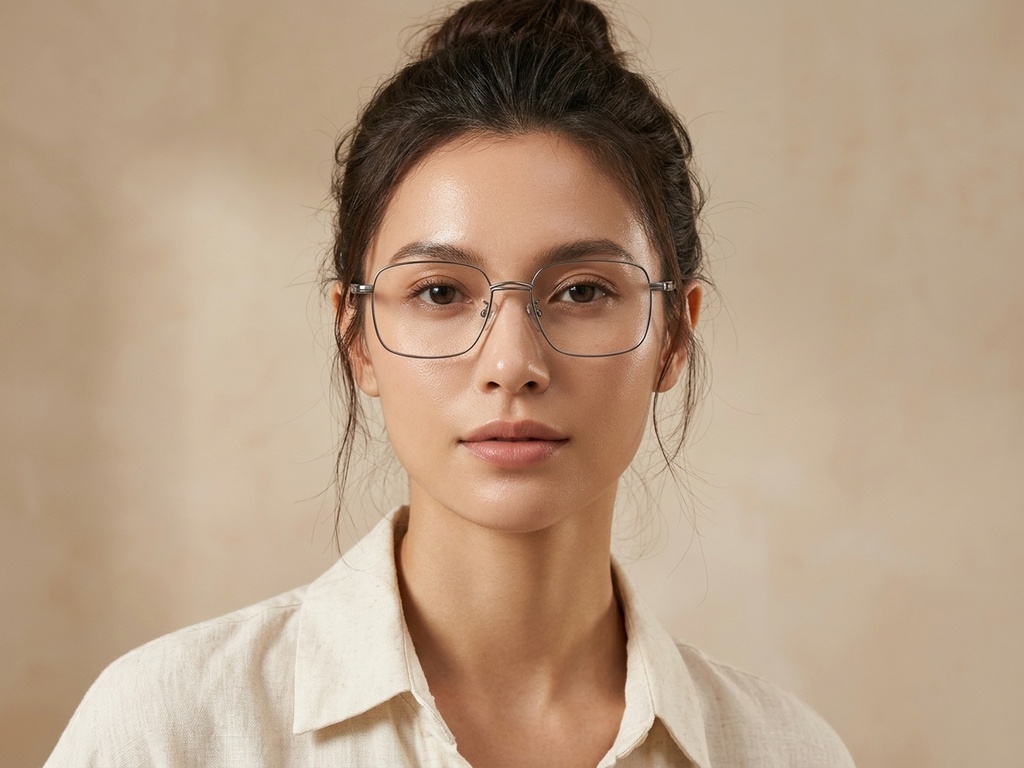 BS1913-0423_Grey_Rectangular_Titanium_Glasses_front