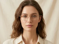 BS1913-0424_Golden_Rectangular_Titanium_Glasses_front