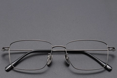 BS1913-0427_Grey_Rectangular_Titanium_Glasses_front