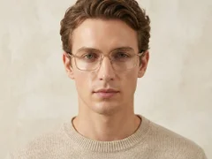 BS1913-0428_Golden_Rectangular_Titanium_Glasses_front