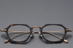 BS1913-0437_Tortoiseshell_Geometric_Titanium_Glasses_front