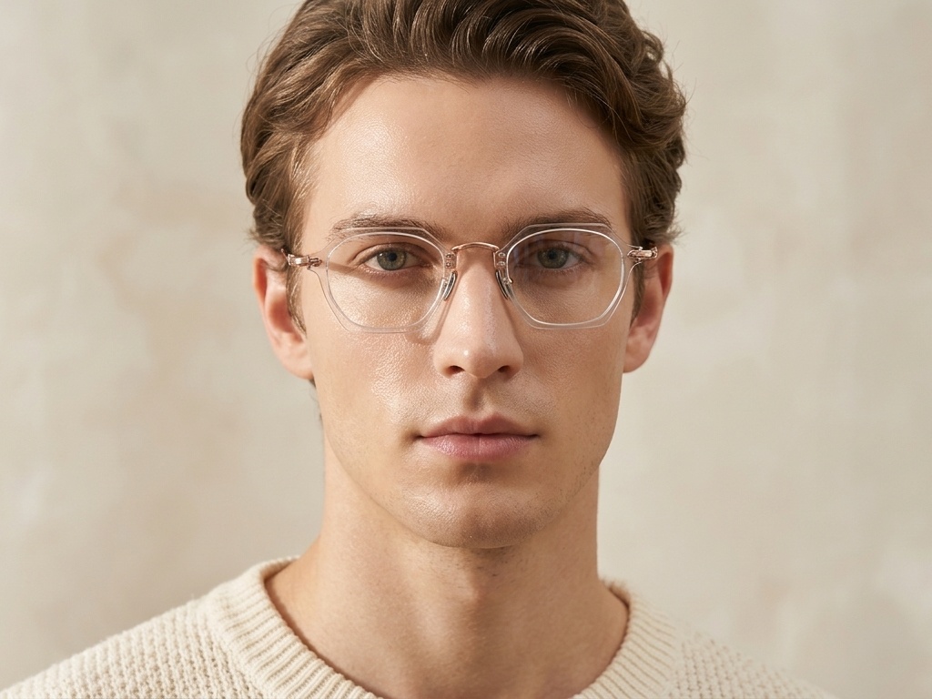 BS1913-0438_Yellow_Geometric_Titanium_Glasses_front