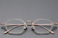 BS1913-0438_Yellow_Geometric_Titanium_Glasses_front