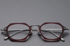 BS1913-0439_Red_Geometric_Titanium_Glasses_front