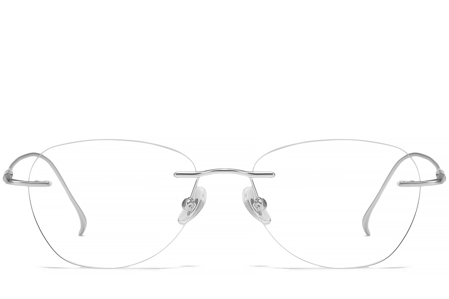 BS1913-0442_Silver_Invisible_Titanium_Glasses_front