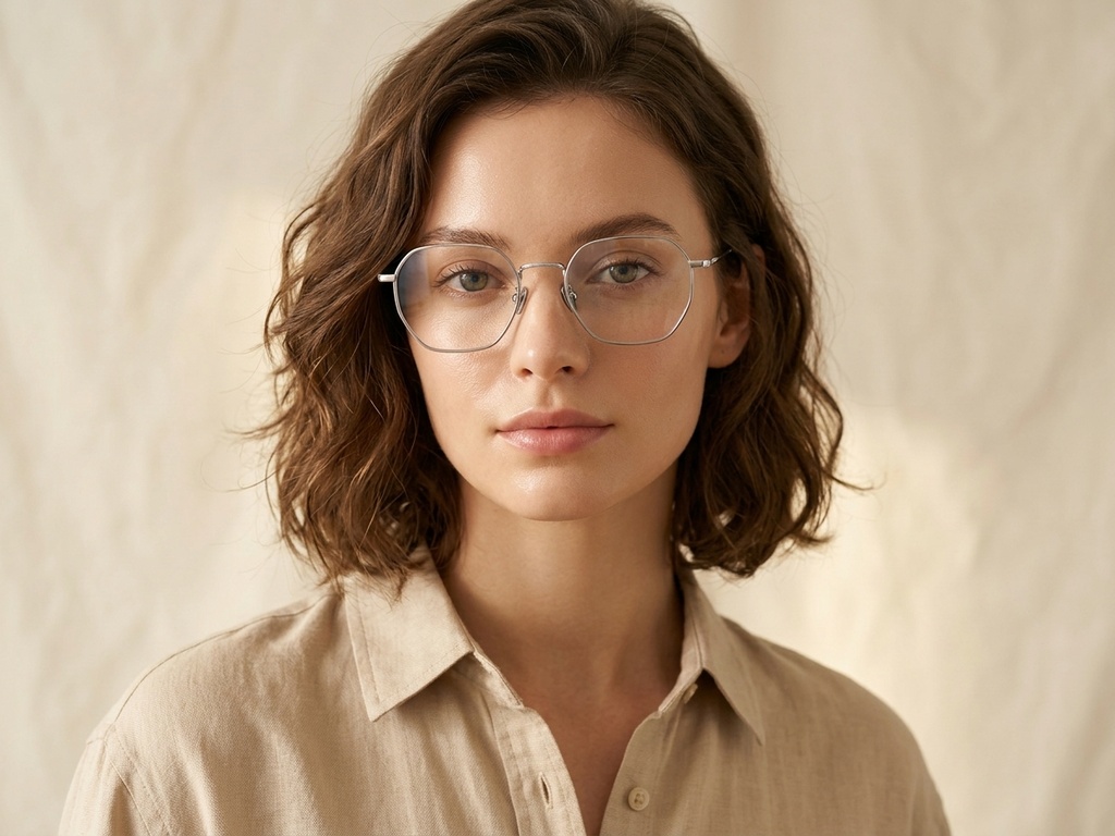 BS1913-0446_Silver_Geometric_Titanium_Glasses_front