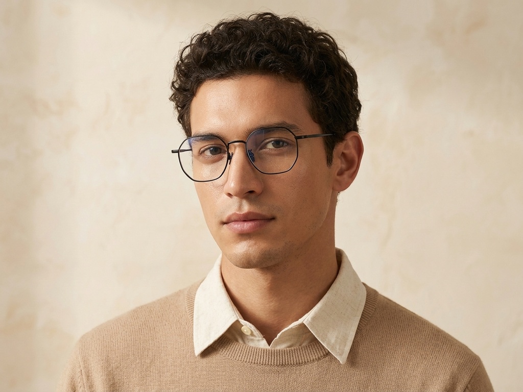 BS1913-0447_Black_Geometric_Titanium_Glasses_front