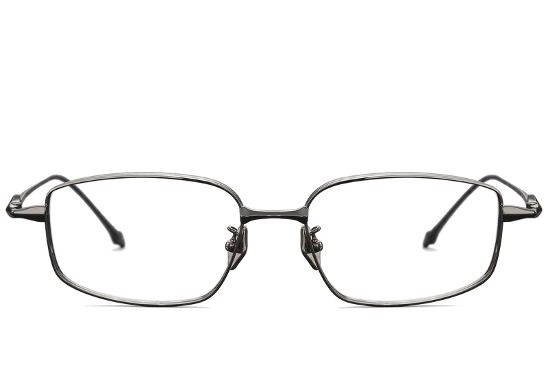BS1913-0448_Grey_Rectangular_Titanium_Glasses_front