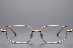 BS1913-0449_Golden_Rectangular_Titanium_Glasses_front