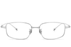 BS1913-0450_Silver_Rectangular_Titanium_Glasses_front