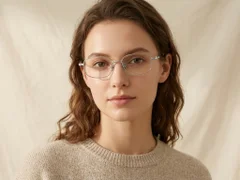 BS1913-0450_Silver_Rectangular_Titanium_Glasses_front