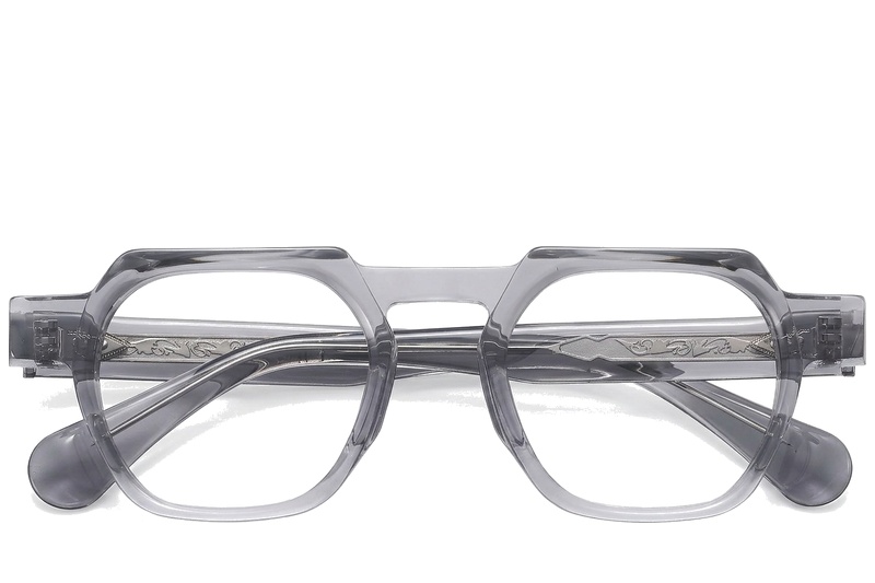 BS1913-0455_Grey_Geometric_Acetate_Glasses_front