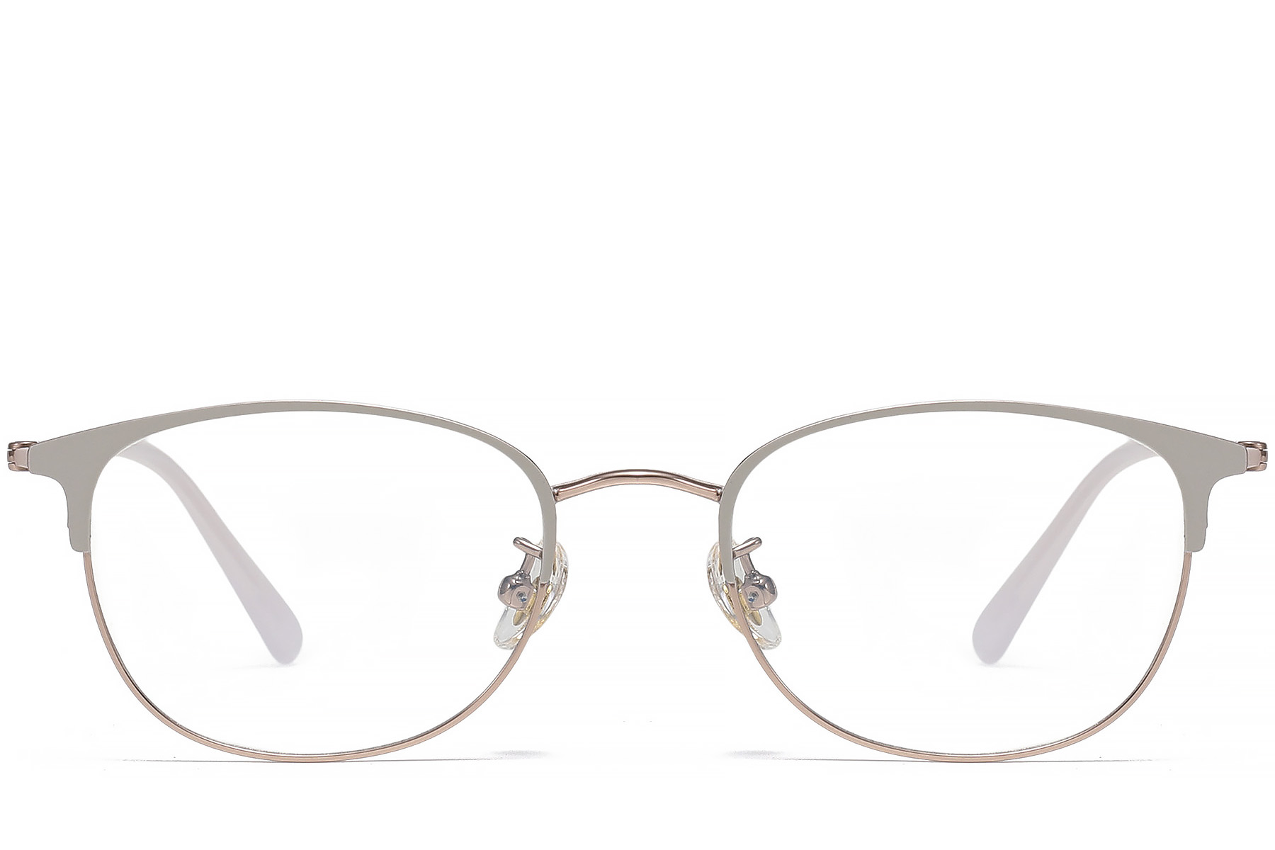 BS1913-0457_White_Oval_Titanium_Glasses_front