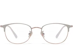 BS1913-0457_White_Oval_Titanium_Glasses_front