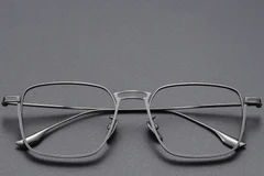 BS1913-0463_Grey_Rectangular_Titanium_Glasses_front