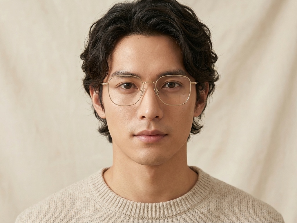 BS1913-0468_Golden_Geometric_Titanium_Glasses-tryon_male