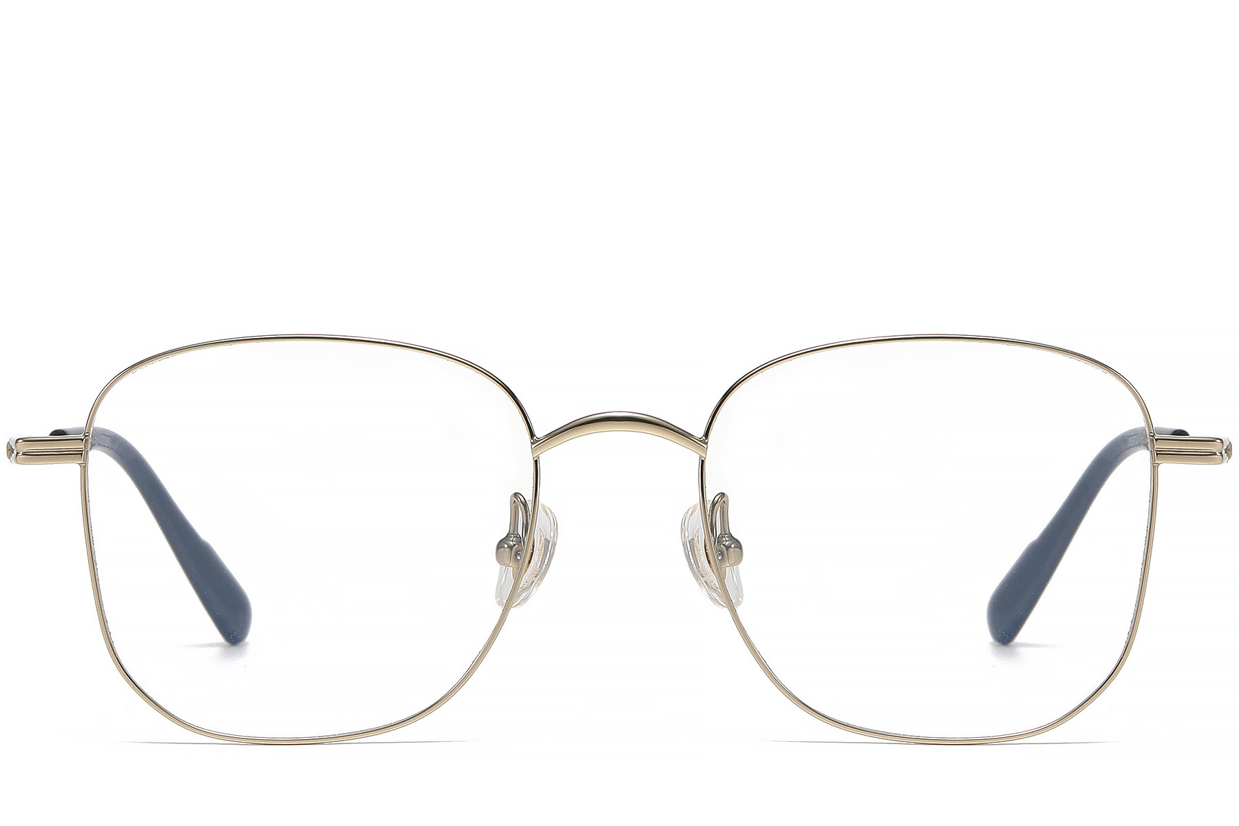 BS1913-0468_Golden_Geometric_Titanium_Glasses_front
