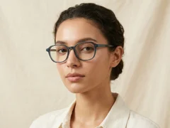 BS1913-0473_Blue_Rectangular_Titanium_Glasses-tryon_female