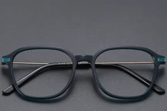 BS1913-0473_Blue_Rectangular_Titanium_Glasses_front