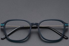 BS1913-0473_Blue_Rectangular_Titanium_Glasses_front