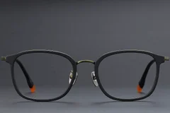 BS1913-0480_Green_Rectangular_Titanium_Glasses_front