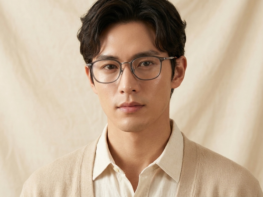 BS1913-0482_Grey_Rectangular_Titanium_Glasses-tryon_male
