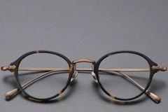 BS1913-0489_Tortoiseshell_Oval_Titanium_Glasses_front