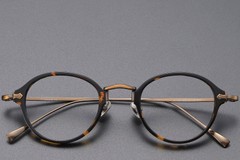 BS1913-0489_Tortoiseshell_Oval_Titanium_Glasses_front