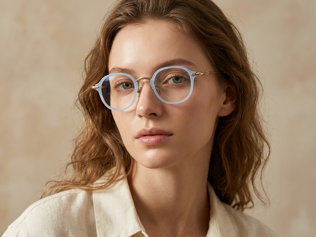 BS1913-0495_Blue_Oval_Titanium_Glasses-tryon_female