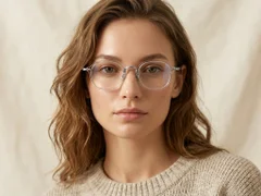 BS1913-0496_Transparent_Oval_Titanium_Glasses-tryon_female