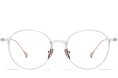 BS1913-0500_Transparent_Oval_Titanium_Glasses_front