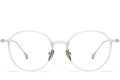 BS1913-0500_Transparent_Oval_Titanium_Glasses_front