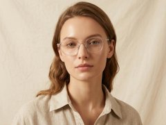 BS1913-0501_Pink_Oval_Titanium_Glasses-tryon_female