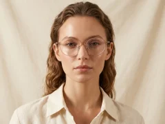 BS1913-0502_Brown_Oval_Titanium_Glasses-tryon_female