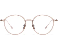 BS1913-0502_Brown_Oval_Titanium_Glasses_front