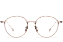 BS1913-0502_Brown_Oval_Titanium_Glasses_front