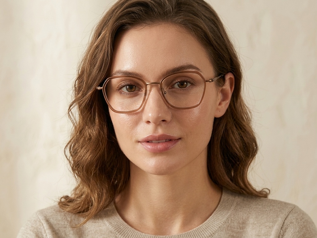 BS1913-0505_Brown_Butterfly_Titanium_Glasses-tryon_female