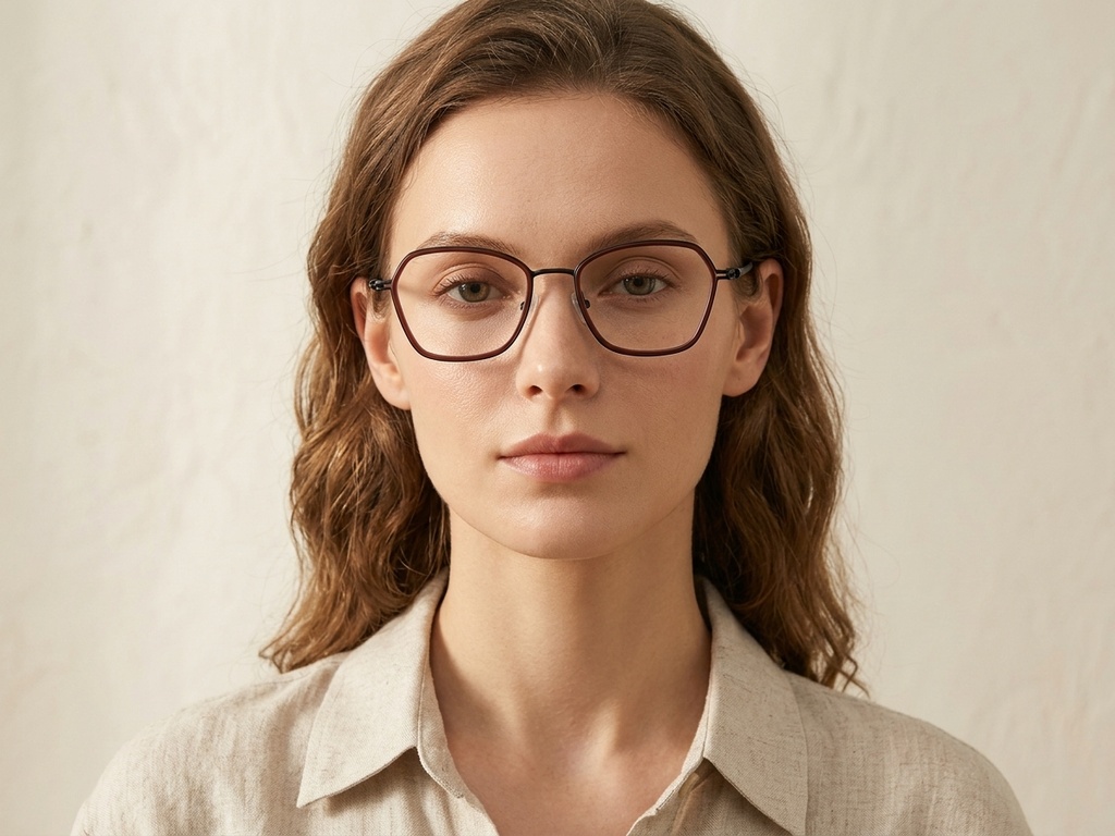 BS1913-0506_Red_Butterfly_Titanium_Glasses-tryon_female