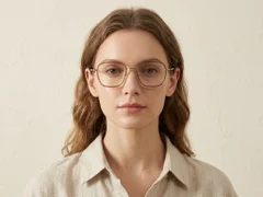 BS1913-0508_Brown_Rectangular_Titanium_Glasses-tryon_female