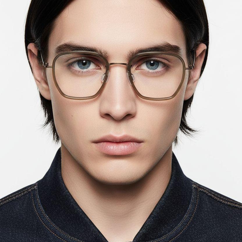 bs1913-0508_brown_rectangular_titanium_glasses_model