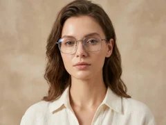 BS1913-0510_Grey_Rectangular_Titanium_Glasses_corner-tryon_female