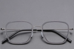 BS1913-0510_Grey_Rectangular_Titanium_Glasses_front
