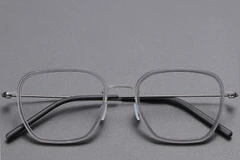 BS1913-0510_Grey_Rectangular_Titanium_Glasses_front