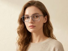 BS1913-0517_Blue_Rectangular_Titanium_Glasses-tryon_female