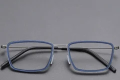 BS1913-0517_Blue_Rectangular_Titanium_Glasses_front