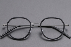 BS1913-0520_Black_Geometric_Titanium_Glasses_front