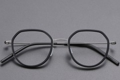 BS1913-0520_Black_Geometric_Titanium_Glasses_front
