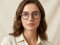 BS1913-0522_Black_Geometric_Titanium_Glasses-tryon_female