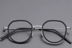 BS1913-0522_Black_Geometric_Titanium_Glasses_front
